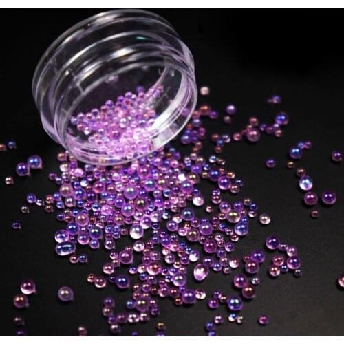 12 Box Mixed Mini Bubble Ball Beads 1-3mm Tiny Beads Epoxy Mold Jewelry Filling Dropshipping