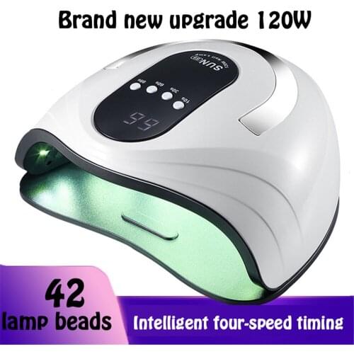 120W Lamp for Manicure Led 42 LED UV Led Nail Lamp Drying Nails Drying Gel Lamp Manicure Fingernails UV Nail Lamp Nail Dryers