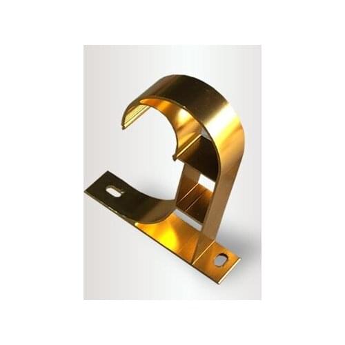 2Pcs/Lot Thick Top Ceiling Mount Double Rod Bracket For Drapery Curtain Aluminum With Screws