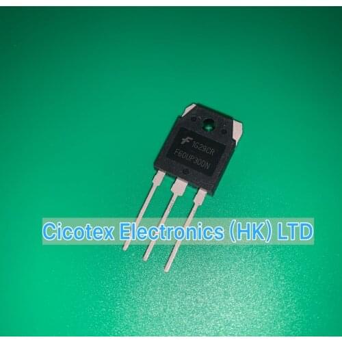 3pcs/lot FFA60UP30DN TO-247 F60UP30DN DIODE ARRAY GP 300V 30A TO3PN FFA60UP-30DN FFA 60UP30DN FF60UP30DN