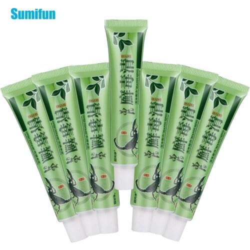 5Pcs Antibacterial Itching Cream Psoriasis Ointment Dermatitis Eczema Treatment Pruritus Eczematoid Relief Plaster Skin Care