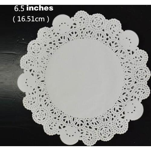 6.5 inches Cake Paper flower / oil on paper Baking/ snack bread bottom pad of paper /snack baking dish pad of paper