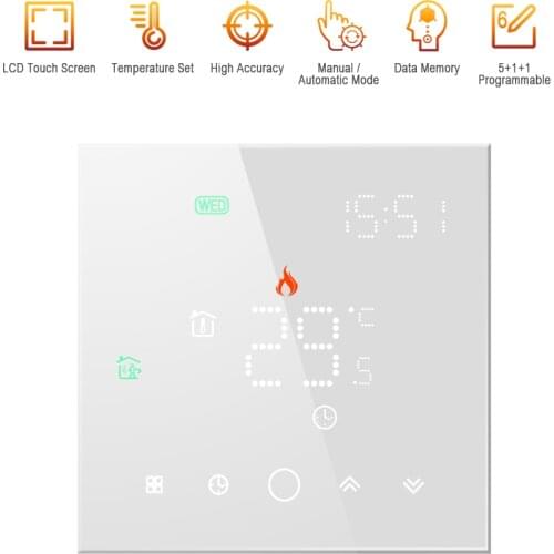 95-240V WiFi Smart Thermostat 5+1+1 Six Periods Programmable Thermostat Voice APP Control Water Heating Temperature Controller