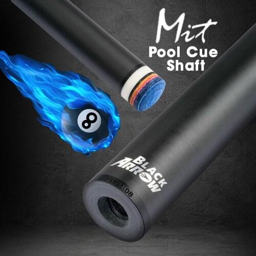 MIT Pool Cue Carbon Fiber Shaft 74cm 12.5mm Tip 3/8*8 Radial Pin Billiard Pool Cue Stick Exquisite Durable Amazing Toughness