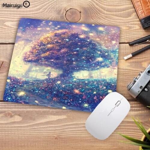 Mairuige Big Promotion Landscape Tree mouse pad gamer play mats Gaming Mouse Pad Gamer Decorate Your Desk at Home And Office