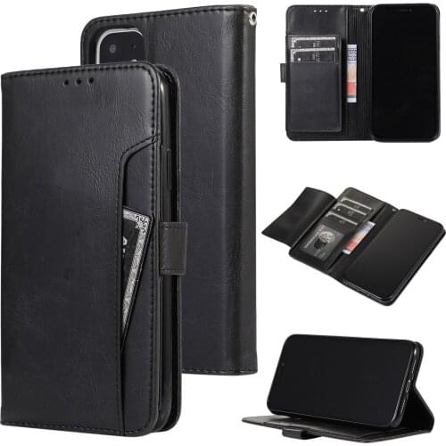 Flip Leather Case for iPhone SE 2020 11 Pro Max X XR Xs Max Magnetic Wallet Case For iPhone 6 7 8 Plus Card Slots Phone Cover