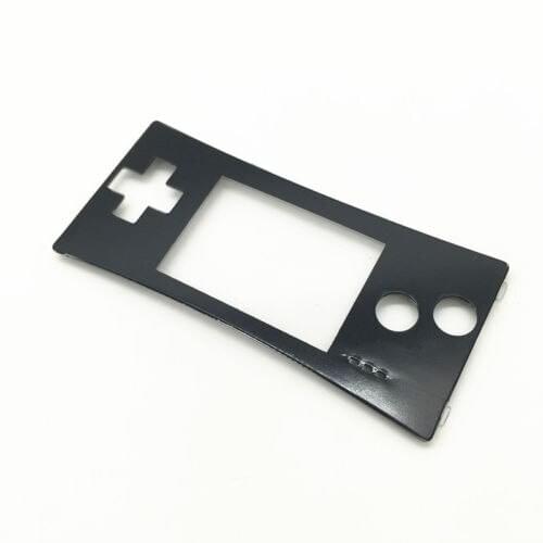 Black Replacement Front Shell Faceplate Case Cover for Nintendo Gameboy Micro GBM
