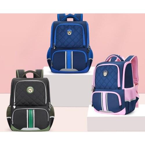 Children Backpack Orthopedic Schoolbags For Grades 1-6 Boys Girls Lightweight Kids Waterproof School Student Bags Backpacks New