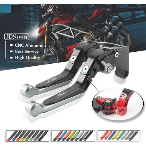 JDSOON CNC Aluminum Foldable Extendable Motorcycle Brakes Clutch Levers For KAWASAK ER6N ER-6N ER-6f 2006 2007 2008