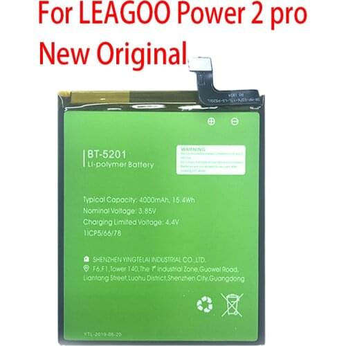 NEW Original 4000mAh bt-5201 battery For LEAGOO Power 2 pro High Quality Battery+Tracking Number
