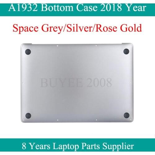 Original Laptop A1932 Bottom Case Cover Grey Silver Rose Gold For Macbook Air 13.3" A1932 Bottom D Cover 2018 Year Replacement