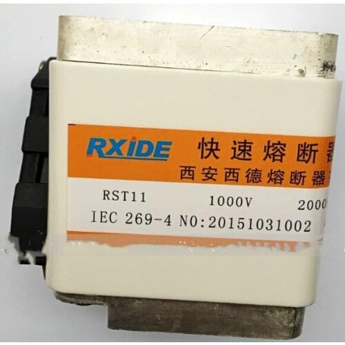Fuses: RST11 1000V 2000A BC100KA 74*60 / RST11-1000/2000 2000A 1000V 100KA / RST15-1500/250 250A 1500V 100KA aR
