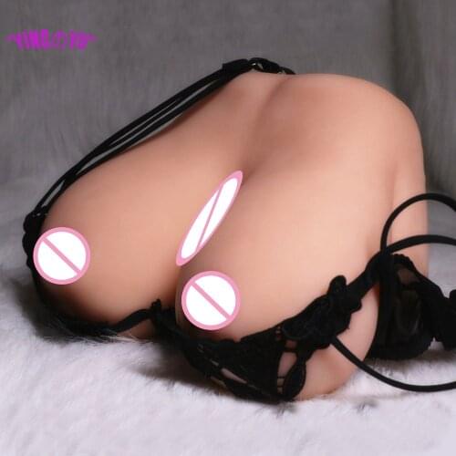 Realistic Silicone Big Tits G H Cup Breast Real Vagina Sex Doll Anal Toys for Men Dildo Penis Male Masturbation Adult Products