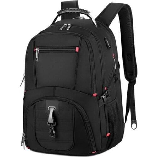 Laptop Backpack Male 17 Inch Travel Backpack Waterproof Backpack with USB Charging Port Computer Gaming Backpack