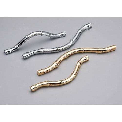 Zinc Alloy Modern Cabinet Drawer Knobs Wardrobe Closet Handle Kitchen Cupboard Pulls Bronze Gold Bronze Bamboo Hardwares