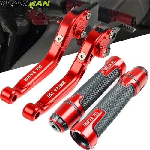For MOTO GUZZI BREVA 750 2004 2005 2006-2009 Motorcycle Clutch Brake Lever Extendable Adjustable Foldable Levers Handle Grips