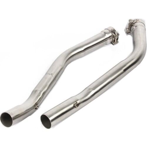Motorcycle Exhaust Connect Pipe Middle Midpieces Pipe For Kawasaki ZX-14R 2006-2016