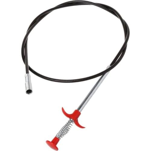 W3JE Flexible Pick Up Tool Long Spring Claw Grip Toilet Kitchen Sewer Cleaning Supply