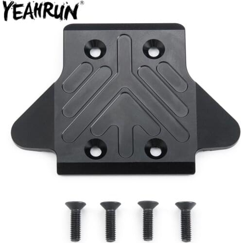 YEAHRUN Aluminum Alloy Rear Plate Protective Cover for 1:8 ARRMA KRATON 6S RC Crawler Bigfoot Car Upgrade Parts