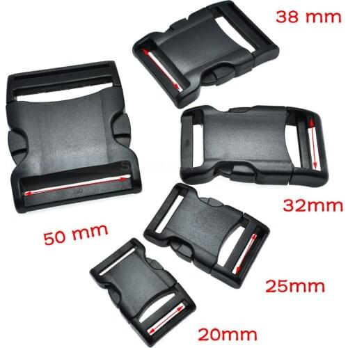 Plastic Arched Buckle For Tactical Backpack Straps Travel Bags Luggage Hiking Camping Bags