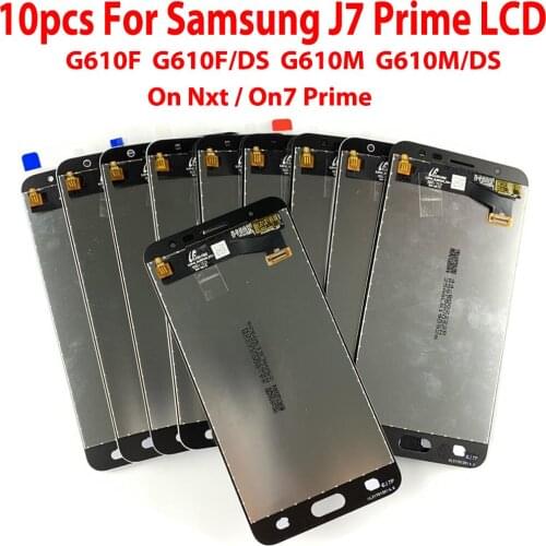 10Pieces/lot Test Assembly For Samsung Galaxy J7 Prime G610F Screen Touch LCD Display On7 Prime G610M J7P Adjust Assembly G610