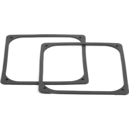 2pcs Silicone Rubber Fan Anti-Vibration Rubber Shock-proof Absorption Pad for PC Computer Case Accessories 120*120*2mm