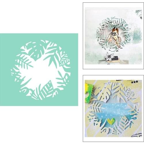 2020 New Rectangle Embossing Metal Cutting Dies For DIY Wreath Background Decoration Greeting Card Paper Scrapbooking No Stamps