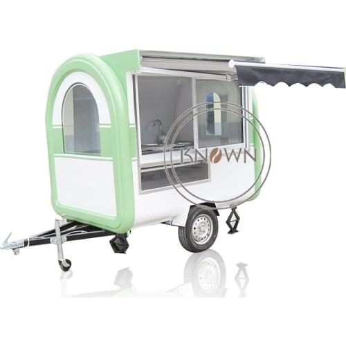 220H Hot Sale Mobile Kitchen Food Truck Catering Trailer Customzied Vending Van Bubble Tea Coffee Fast Food Cart for Sale