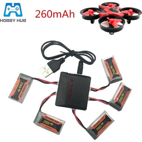 Battery For JJRC H36 battery 3.7V 260mAh For E010 E011 E013 Furibee F36 NH010 H36 RC Quadcopter Parts Lipo Battery