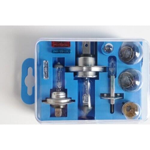 Car Emergency Halogen Bulb Super Bright UV-resistant Quartz Glass Stainless Steel Base Multiple Model Lamp Kit