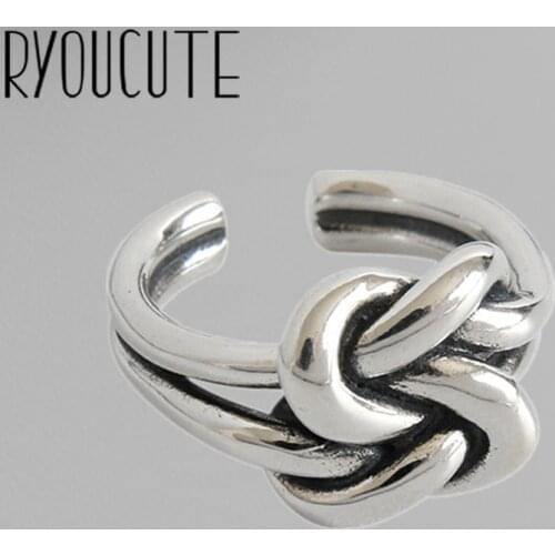 Bohemian Vintage Large Bowknot Bow Ring For Women Men Boho Antique Silver Color Knuckle Rings Boho Jewelry Anillos 2021