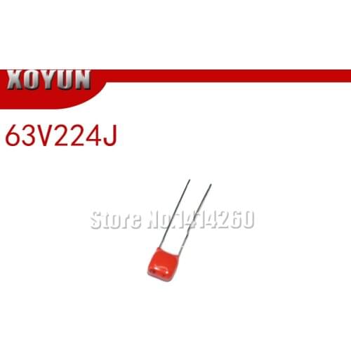10PCS CBB 63V224J 0.22UF 220NF 5MM 224J 63V