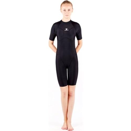 HXBY Black Short Sleeve Swimwear Women One Piece Swimsuit Solid Competitive Swimming Suit For Women Plus Size Womens Swimsuits