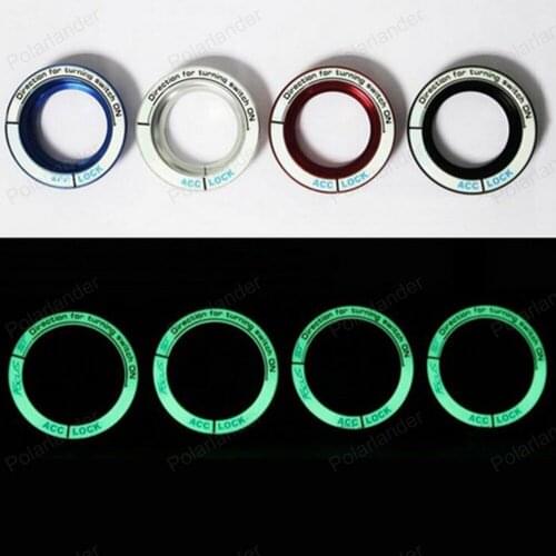 Ignition keyhole ring For Ford/kuga12/focus second generation Car Styling Luminous decoration Cover