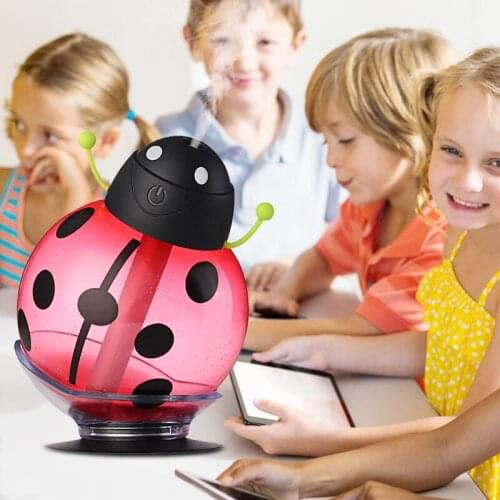 Cartoon USB Aromatherapy Essential Oil Diffuser LED Light 260ml Ultrasonic Cool Mist Aroma Air Humidifier Office Baby Bedroom