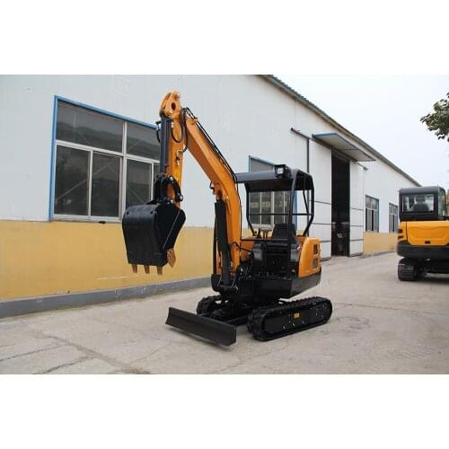 Small 3 Ton Digger Mini Excavator With Digging Bucket For Garden
