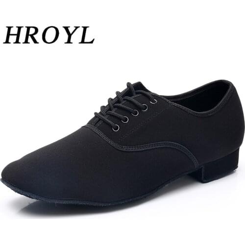 2020 New Ballroom Latin Dance Shoes Men Jazz Shoes Sneakers For Men Low Heel Professional Or Practice Dancing Shoes Brand HROYL