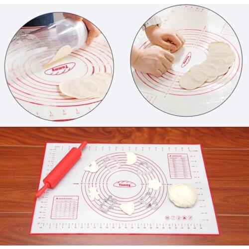 Silicone Baking Mat Scale Rolling Dough Pad Kneading Dough Mat Non Stick Pastry Oven Liner Bakeware 60*40/40*30cm