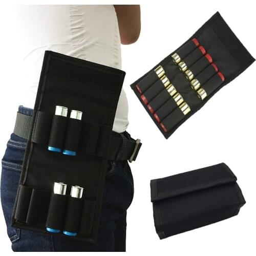 Tactical 10 Round Shotgun Reload Magazine Pouch Molle 12/20 GA Ammo Holder Combat Bullet Pouch Hunting Shooting Shell Waist Bag