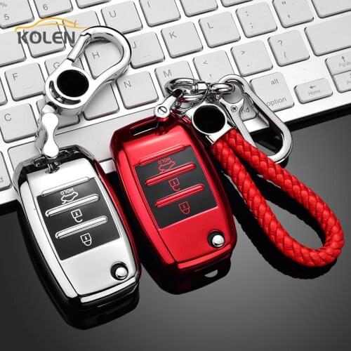 TPU Car Remote Key Case Cover Shell Fob For KIA RIO QL Soul Sportege Ceed Sorento Cerato Forte Optima K2 K3 K4 K5 Accessories