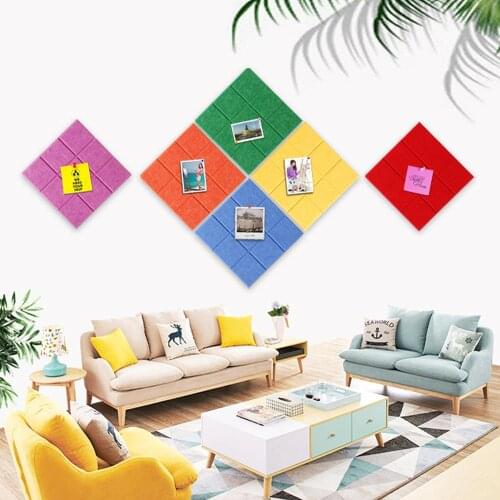 3D Three-dimensional Felt Letter Note Board Wall Sticker Household Background Wall Photo Display Decoration