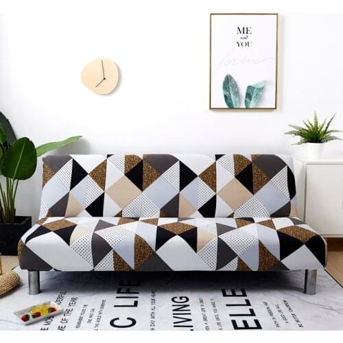 All-inclusive Sofa Cover Floral Without Armrest Sofa Bed Cover Tight Wrap Elastic Protector Slipcover Couch Cover funda sofa
