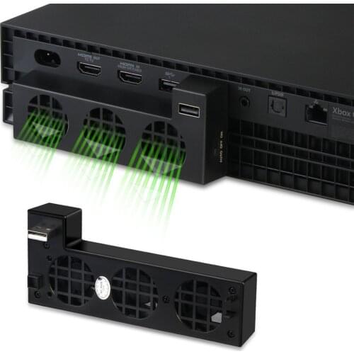 For XBOX ONE X Console Cooler External 3 Fans Supper Turbo High Speed Cooling system Fan for Microsoft XBox One X Game Console