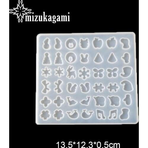 1pcs/lot UV Resin Jewelry Liquid Silicone Mold Square 42 Groove Mold Resin Molds For DIY Handwork Jewelry Finding Accessories