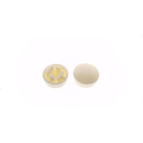 100PCS Mini White Round Tactile Button Caps 12*12*7.3 mm Tact Switches