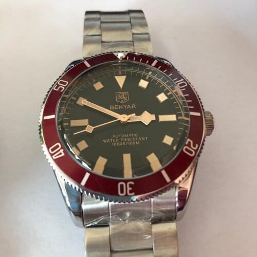 BENYAR Mens Watches 2021 New Automatic watch men luxury Mechanical watch for men 100M Waterproof Clock man reloj hombre