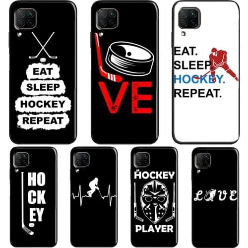 Ice Hockey Player Case For Huawei P30 Lite P20 P40 Pro Mate 20 P Smart 2021 2019 Nova 5T Honor 9X 8X 10i 8A