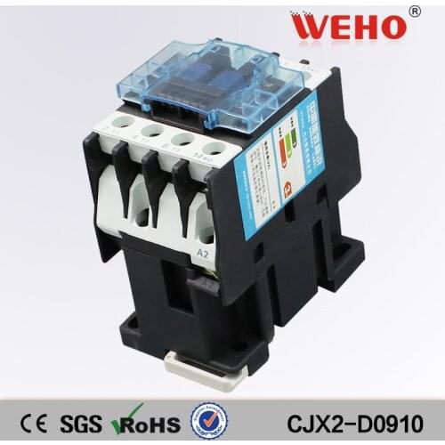 CJX2-D0910 Best Sellers CJX2 Series Lc1-D0910 Double Phase 220V Electric Ac Contactor 9A