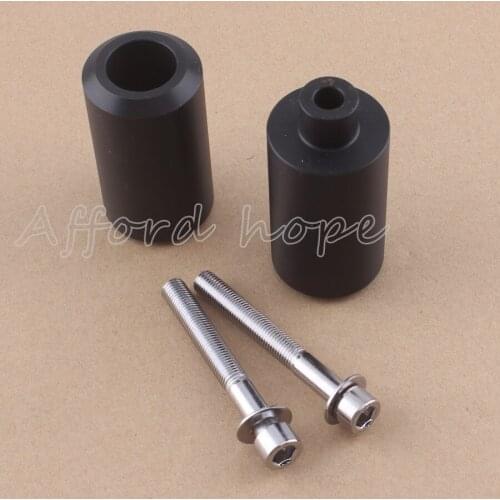 For Yamaha YZF-R1 2002-2003 Motorcycle No Cut Delrin Frame Slider Anti Crash Frame Falling Protectors Parts Caps Black