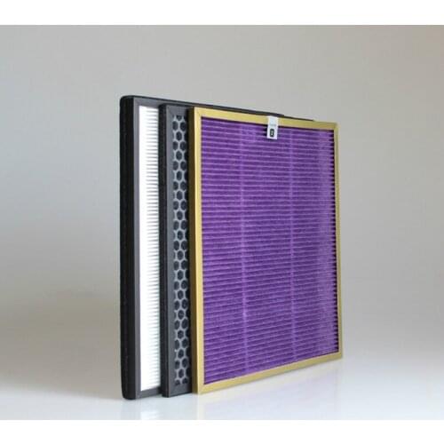 Air purifier hepa air filter kit for Philips AC4002 AC4004 AC4012 Air purifier parts AC4121+AC4123+AC4124 filter replacement
